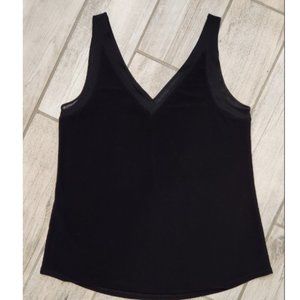 WHBM  Sleeveless Black Bouse Size M